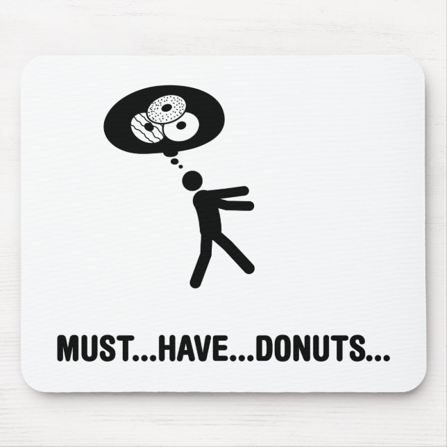 Donuts Lover Mouse Pad (Front)