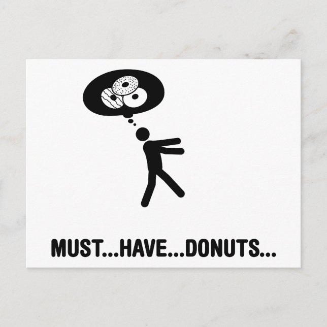 Donuts Lover Postcard (Front)