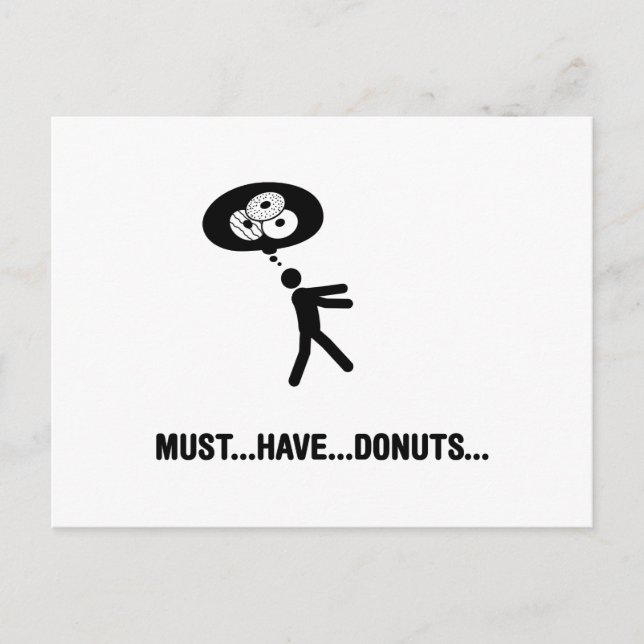 Donuts Lover Postcard (Front)