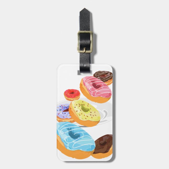 Donuts Luggage Tag (Front Vertical)