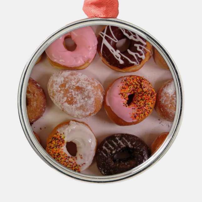 DONUTS! METAL ORNAMENT (Front)