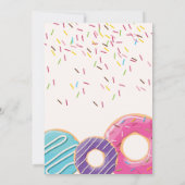 Donuts & Pajamas Birthday Invitation | 5x7 (Back)