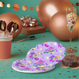 Donuts Paper Plates