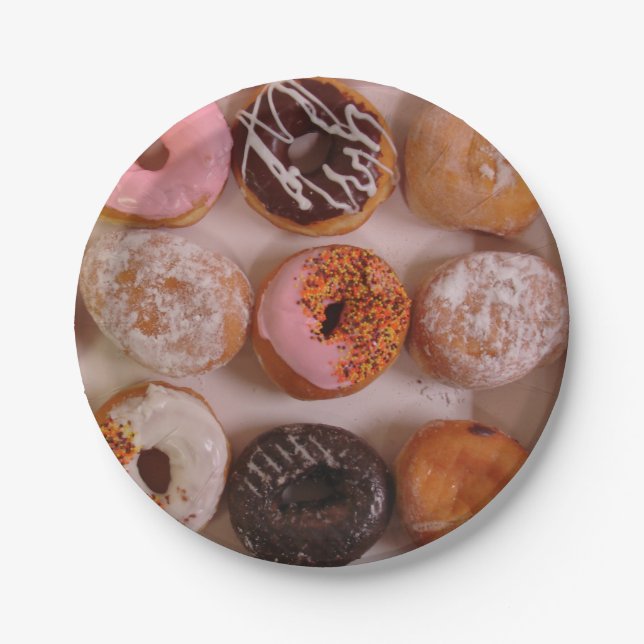 DONUTS! PAPER PLATES (Front)