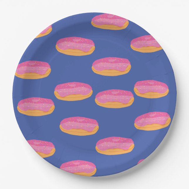 Donuts Paper Plates (Front)