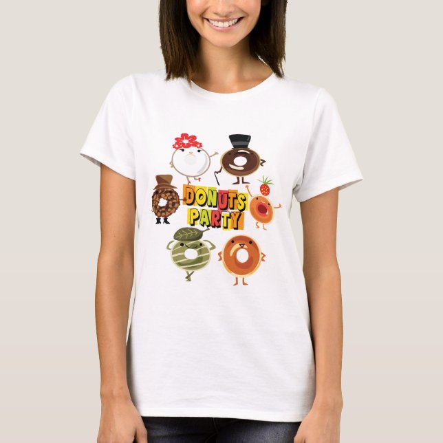 Donuts Party T-Shirt (Front)