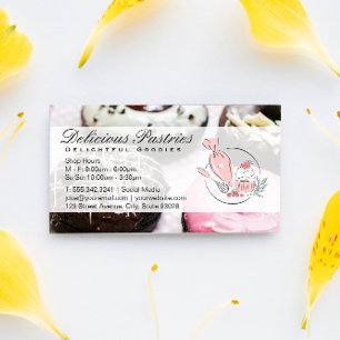 Donuts Pastry Chef Business Card