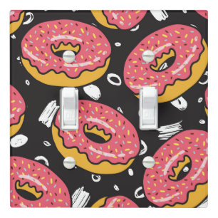Donuts Pattern Light Switch Cover