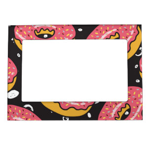 Donuts Pattern Magnetic Frame