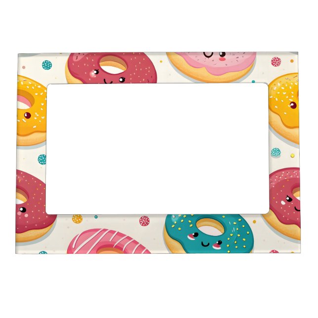 Donuts Pattern Magnetic Frame (Front)