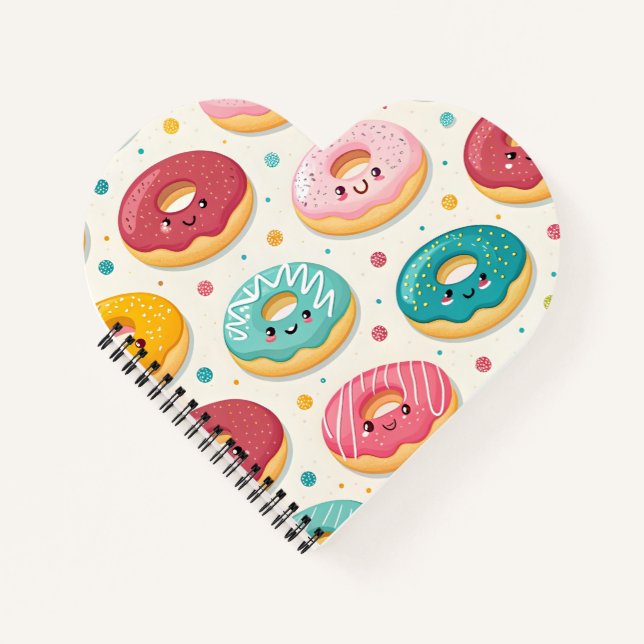 Donuts Pattern Notebook (Front)