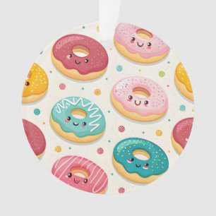 Donuts Pattern Ornament