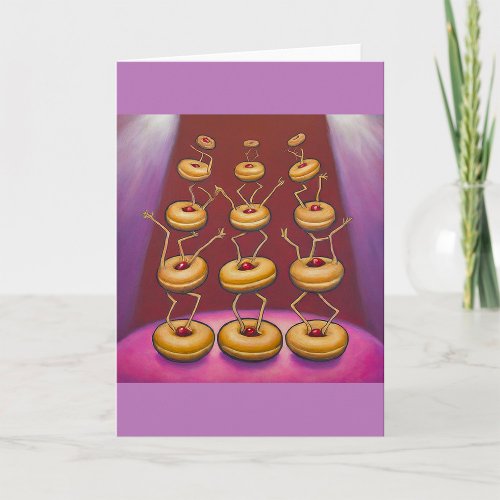 Donuts Performing Card