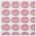 Donuts Pink Frosting Doughnut Sprinkles Junk Food Fabric