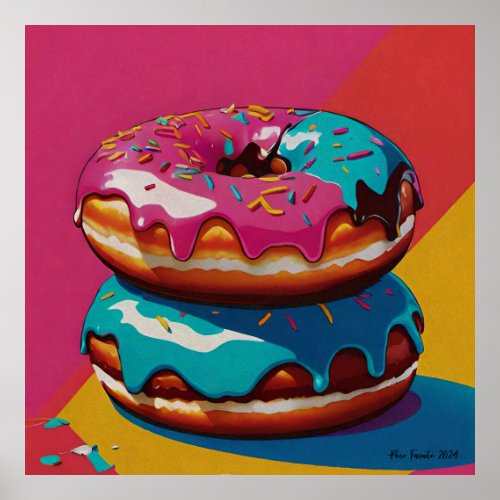 Donuts pop 15608 poster