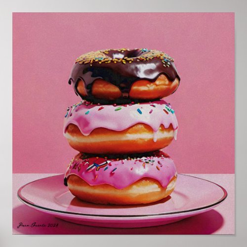 Donuts pop 56210 poster