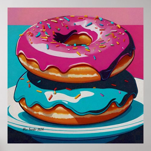Donuts pop 5608 poster