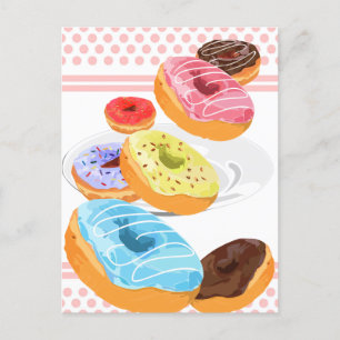 Donuts  postcard