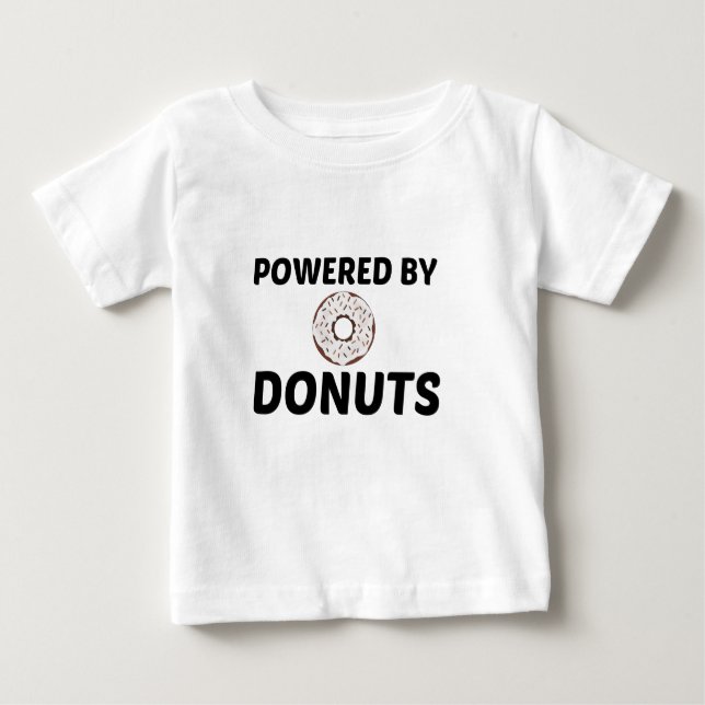 DONUTS POWERED BABY T-Shirt (Front)