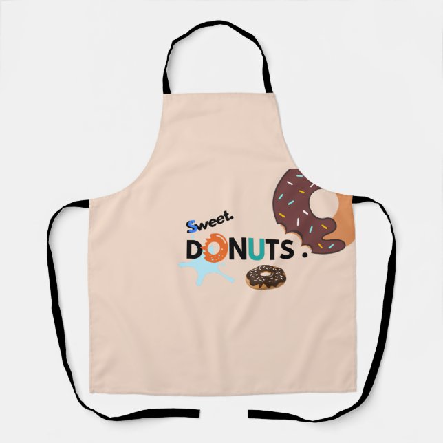 Donuts Print Apron (Front)