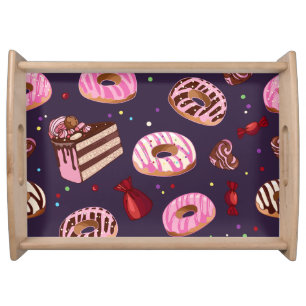 Donuts Print Serving Tray