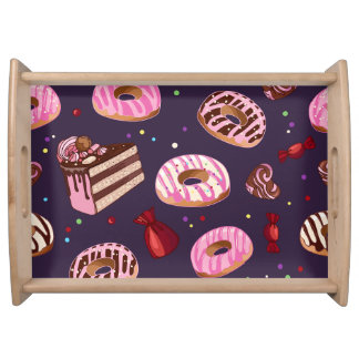 Donuts Print Serving Tray