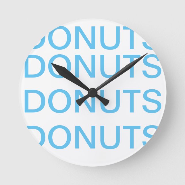 donuts round clock (Front)