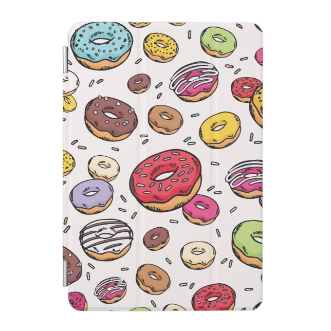 Donuts seamless pattern iPad mini cover (Front)