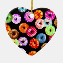 Donuts seamless pattern + your backgr. & ideas