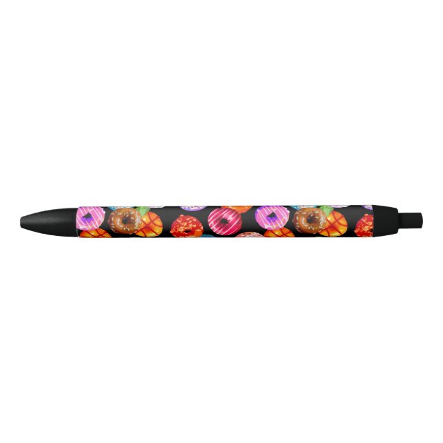 Donuts seamless pattern + your backgr. & ideas pen (Front)