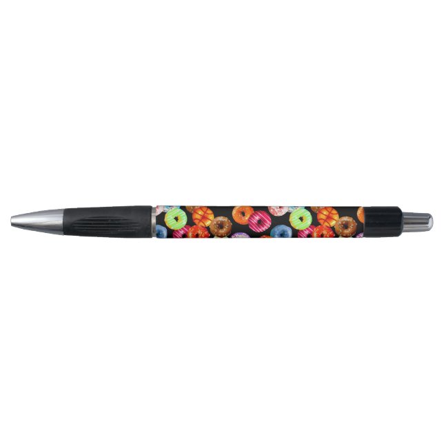 Donuts seamless pattern + your backgr. & ideas pen (Front)