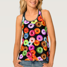 Donuts seamless pattern + your backgr. & ideas