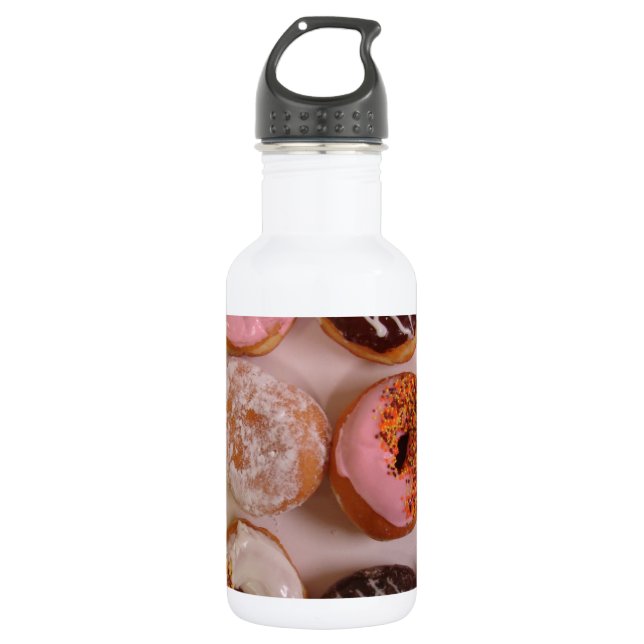 Donuts! Stainless Steel Water Bottle (Front)