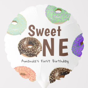 Donuts Sweet One 1st Birthday Balloon