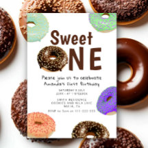 Donuts Sweet One 1st Birthday