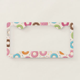 Donuts thin license frame plate