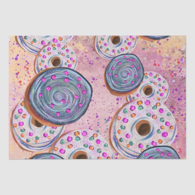 Donuts Tissue Paper (Front)