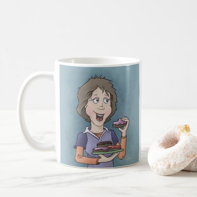 Donuts with sprinkles coffee mug (With Donut)