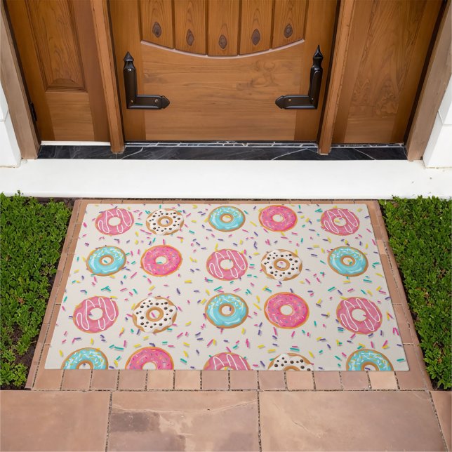 Donuts with Sprinkles Doormat (Outdoor)
