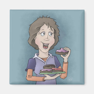 Donuts with sprinkles magnet