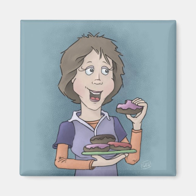 Donuts with sprinkles magnet (Front)