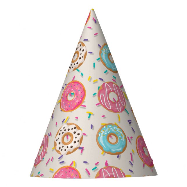 Donuts with Sprinkles Party Hat (Front)