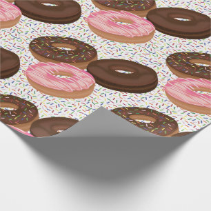 Donuts with Sprinkles Party Wrapping Paper