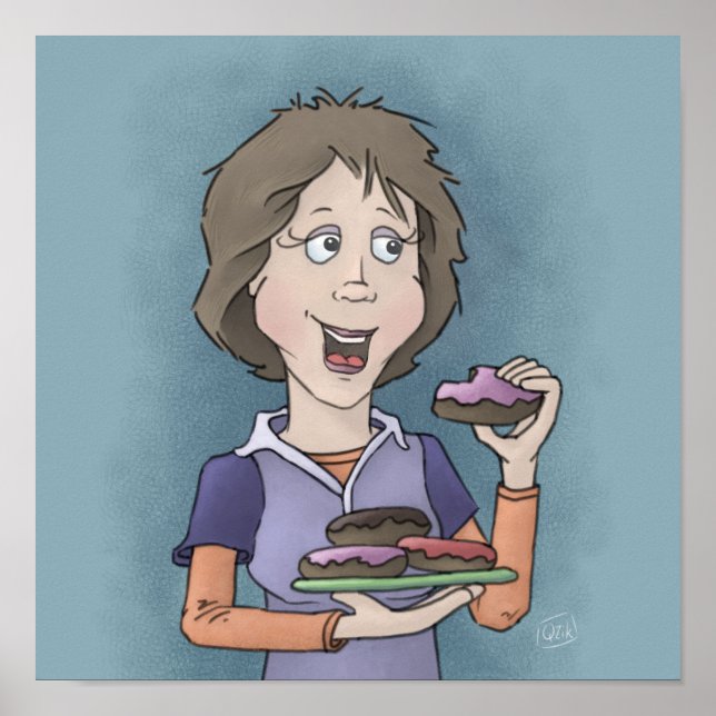 Donuts with sprinkles poster (Front)