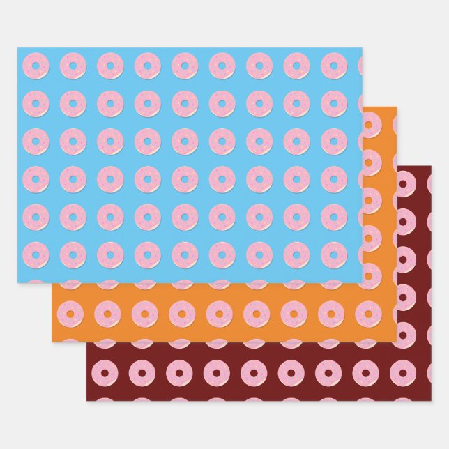 Donuts! Wrapping Paper Sheets (Set)