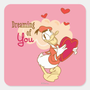 Doo-Bee My Valentine Square Sticker