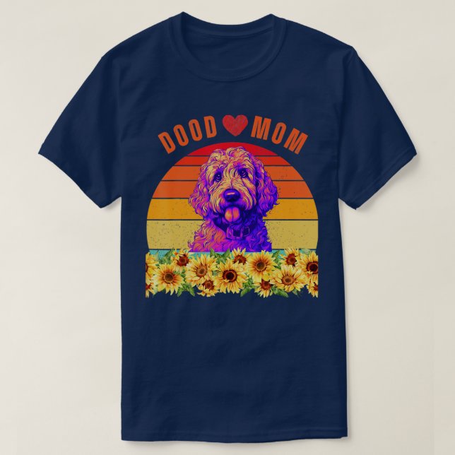 Dood Mom sunflower vintage T-Shirt (Design Front)