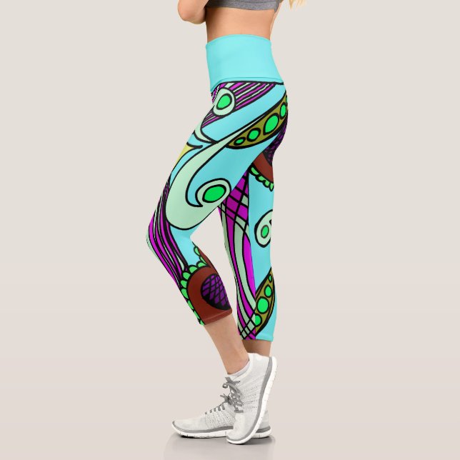 Doodle 1E Colors 2 Leggings (Left)