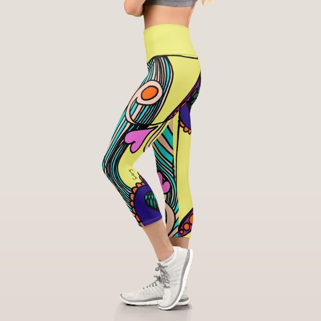 Doodle 1E Colors 3 Leggings (Left)