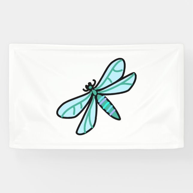 doodle a Dragonfly Banner (Horizontal)